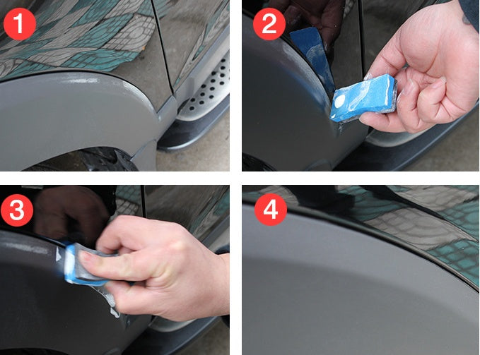 Car Scratch Remover Wax – Repair & Polish Kit for Light Scratches & Paint Defects