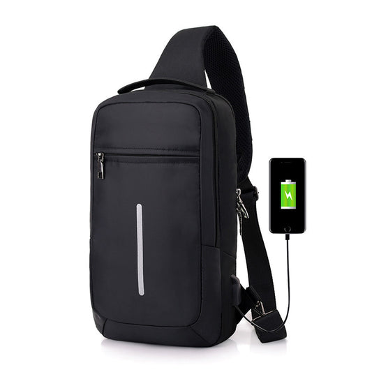 Smart Security Chest Bag with USB Charging