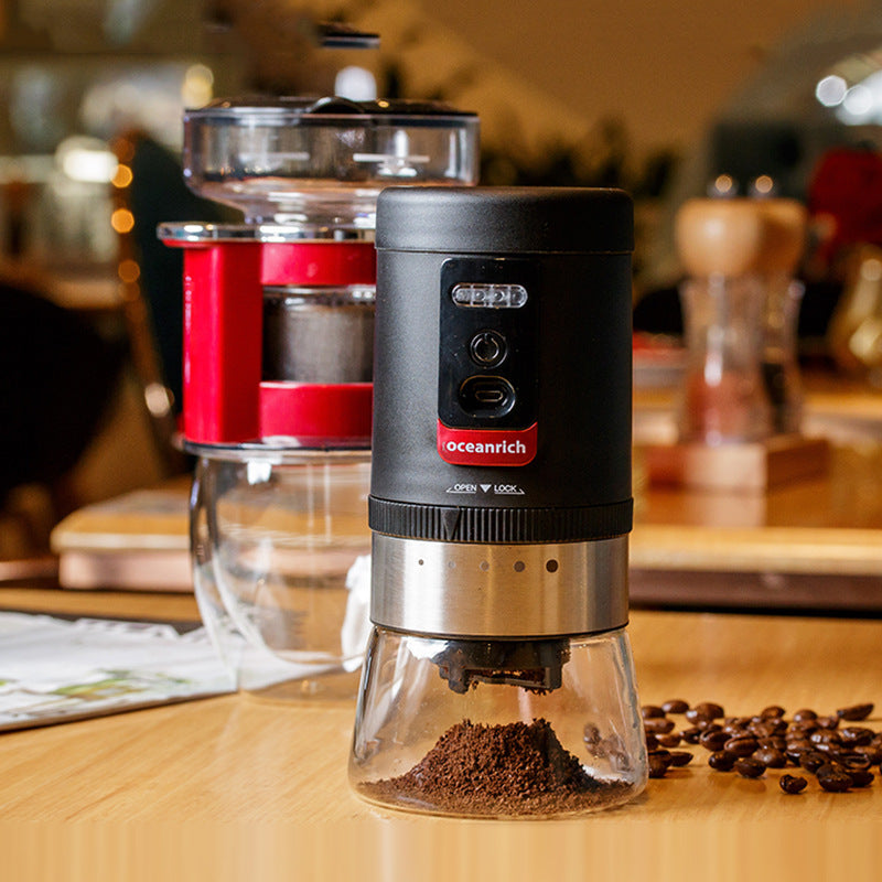 Premium Manual Coffee Grinder - Portable Hand Crank