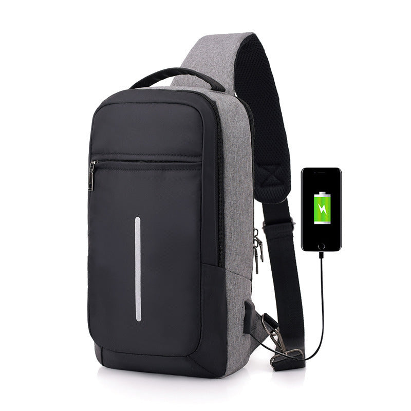 Smart Security Chest Bag with USB Charging