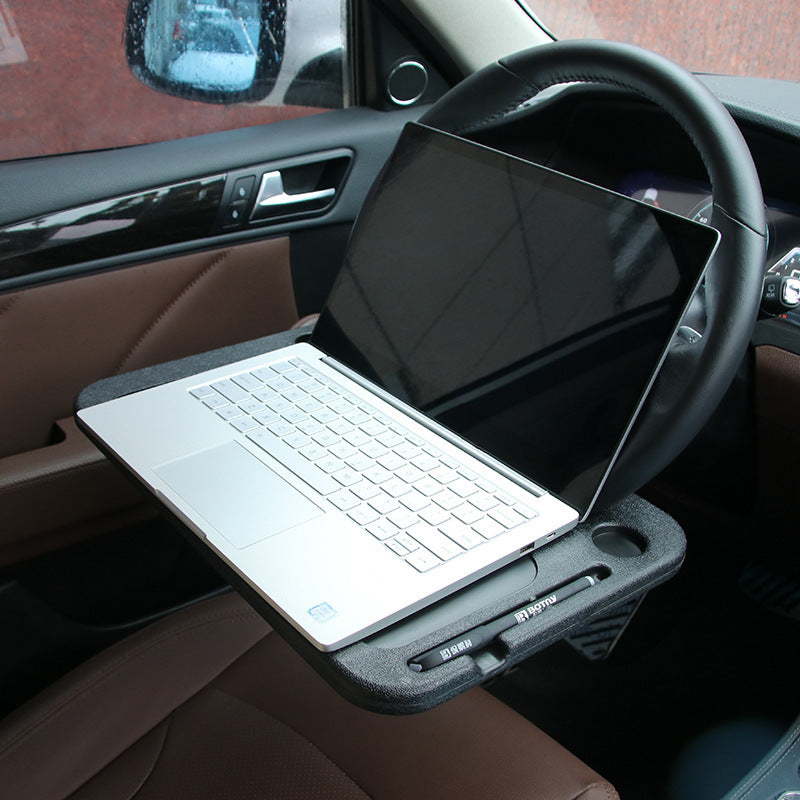Steering Wheel Card Table – Adjustable Car Desk for Driver & Passenger