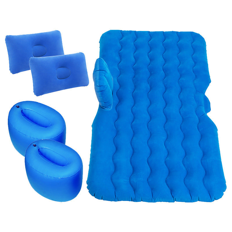 Inflatable Car Mattress – Comfortable Travel Air Bed with Pillows for Outdoor & Car Sleeping