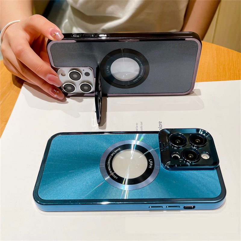 Luxury MagSafe Phone Case with CD Pattern