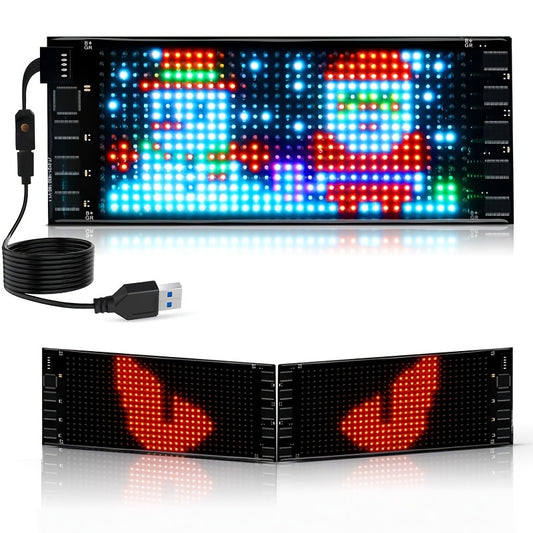 14" Programmable Pixel Panel with Preloaded Animations