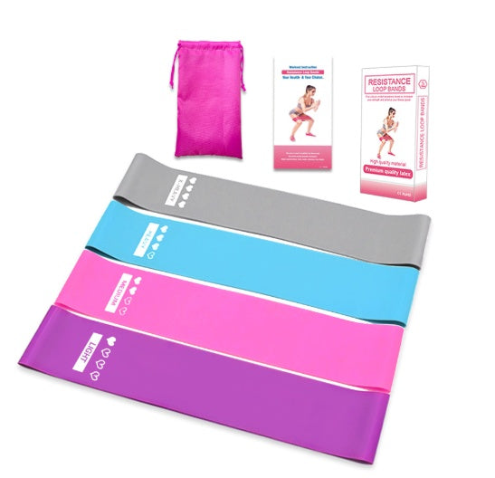Resistance Bands for Yoga & Fitness – Mini Bands for Bodybuilding & Stretching