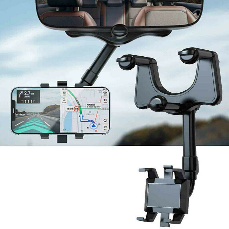 Universal Car Phone Mount - Rearview Mirror Holder