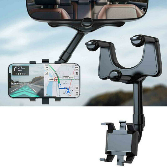 Universal Car Phone Mount - Rearview Mirror Holder