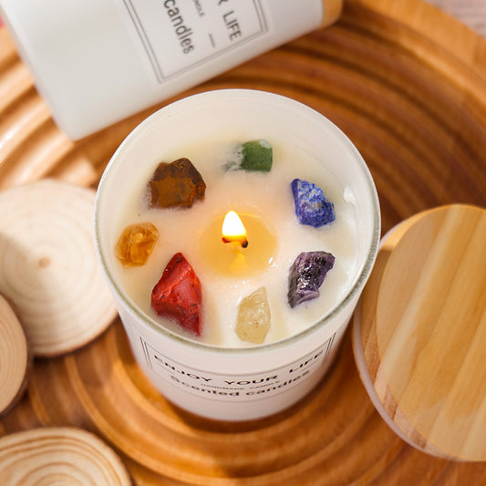 Crystal Aromatherapy Candle Gift Set