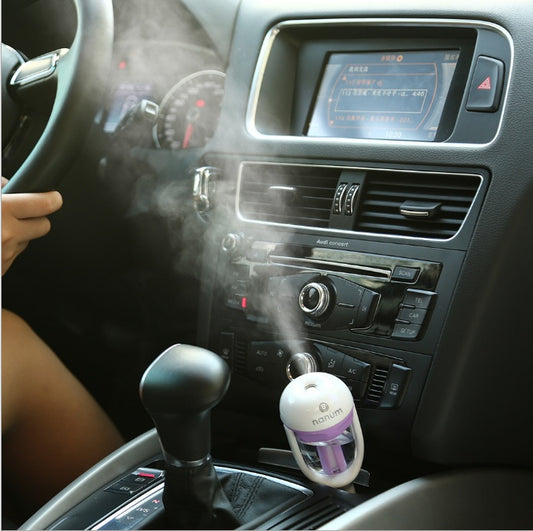 Car Humidifier & Air Purifier – Portable Essential Oil Diffuser for Travel & Fresh Air