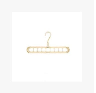 6-Piece Multi-Color Plastic Hangers Set