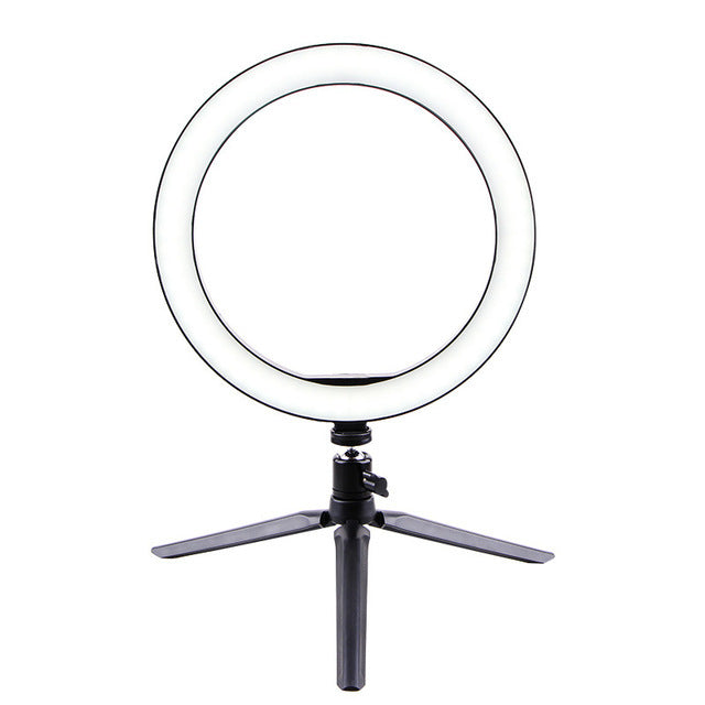 Universal Set-Top Ring Light with Tripod & Bluetooth Remote – 26cm / 20cm Options