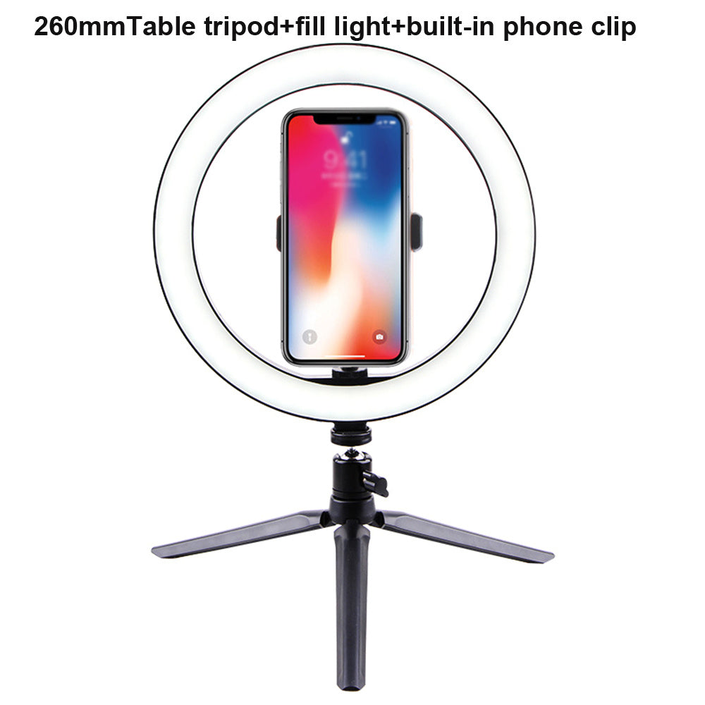 Universal Set-Top Ring Light with Tripod & Bluetooth Remote – 26cm / 20cm Options