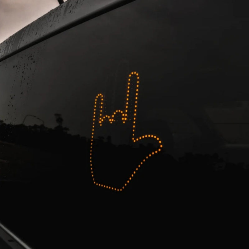LED Road Rage Light - Remote Control Gesture Lamp