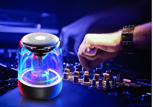 Portable Wireless Bluetooth Speaker with Bass Boost & LED Lights