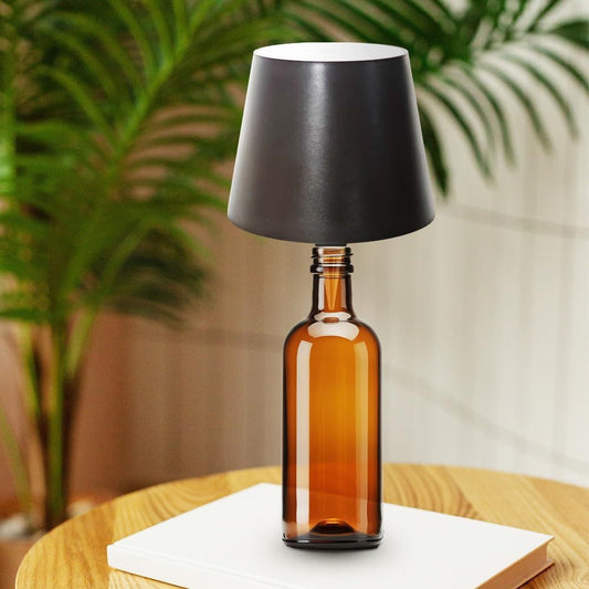 Vintage Wine Bottle LED Table Lamp
