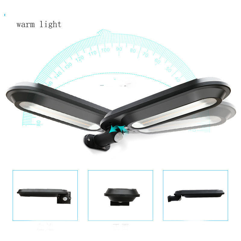 Solar Wall Light - Bright Outdoor Security Lamp