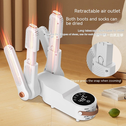 Foldable Electric Shoe Dryer – Retractable & Heat-Resistant Winter Drying Machine