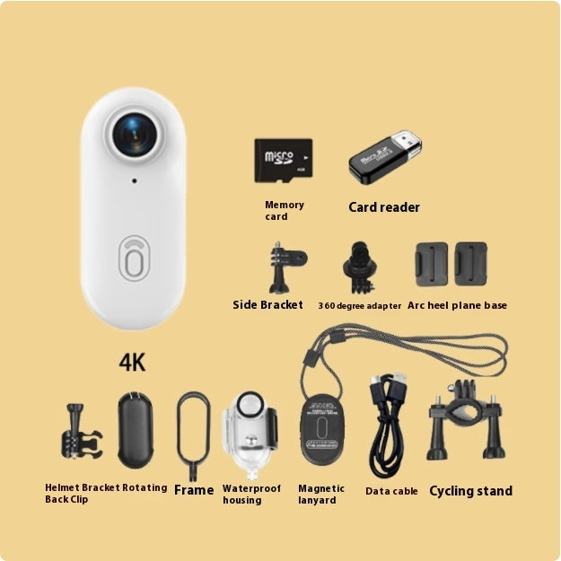 4K Action Camera Pro - Helmet & Bike Mount