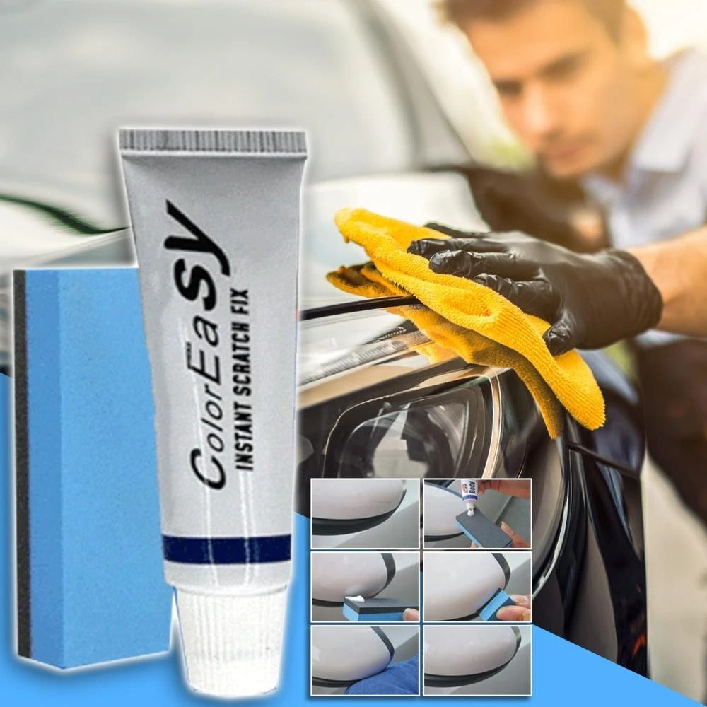 Car Scratch Remover Wax – Repair & Polish Kit for Light Scratches & Paint Defects