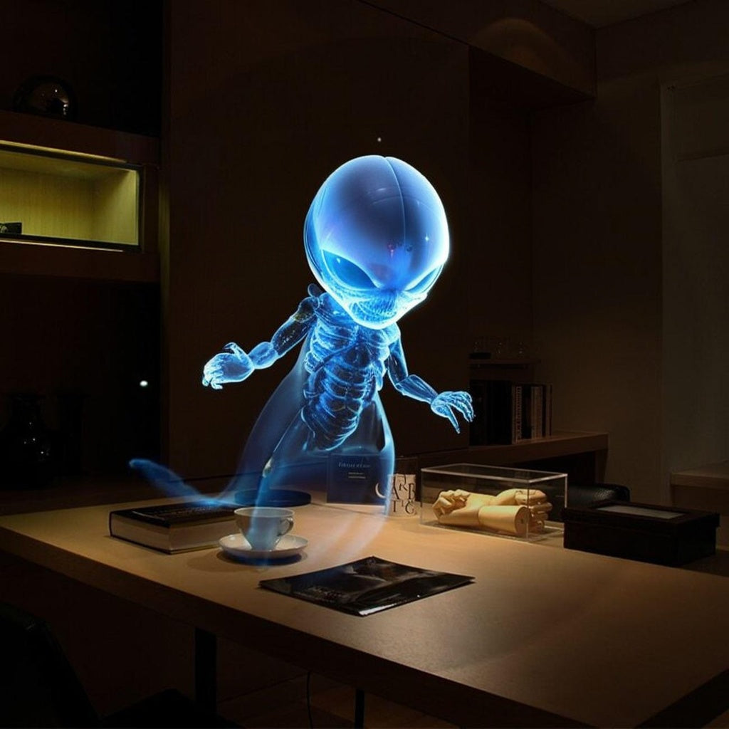3D Hologram Fan Projector – Eye-Catching Display for Holidays & Parties