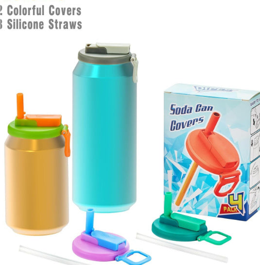 Smart Sip Straw Lid - Reusable Can Cover