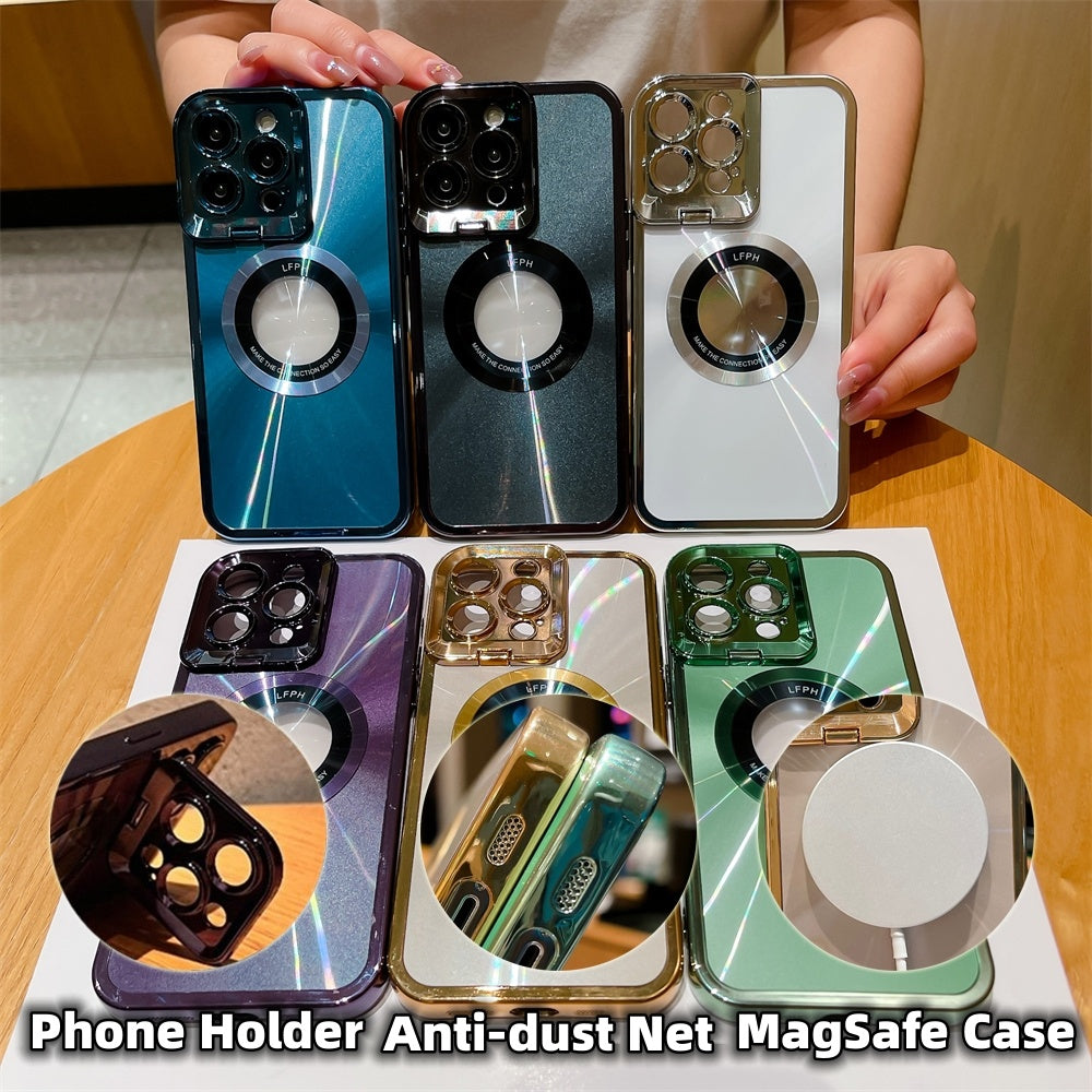 Luxury MagSafe Phone Case with CD Pattern