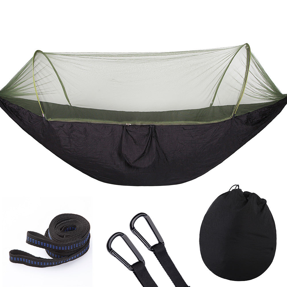 Pop-Up Camping Hammock with Bug Protection