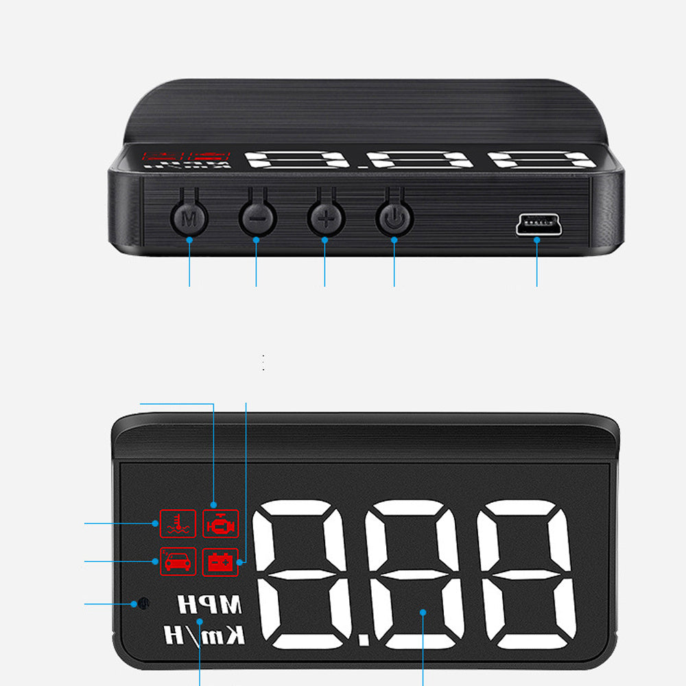 Smart Car HUD Display - GPS Speed Projector