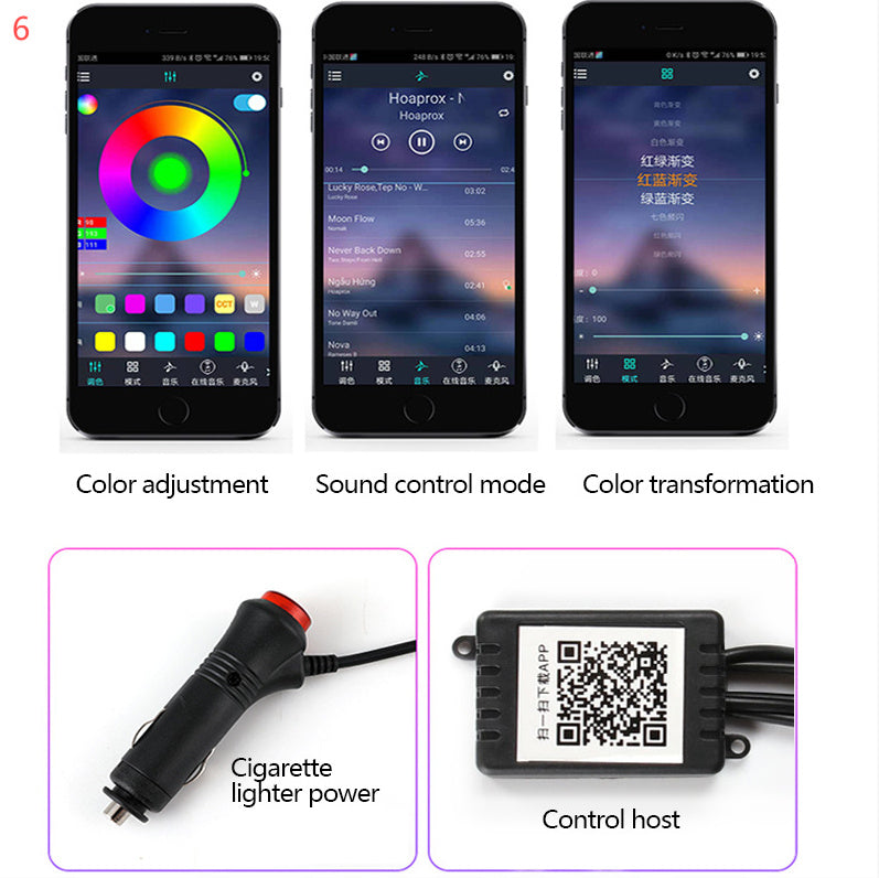 Smart Car LED Ambient Light Kit
