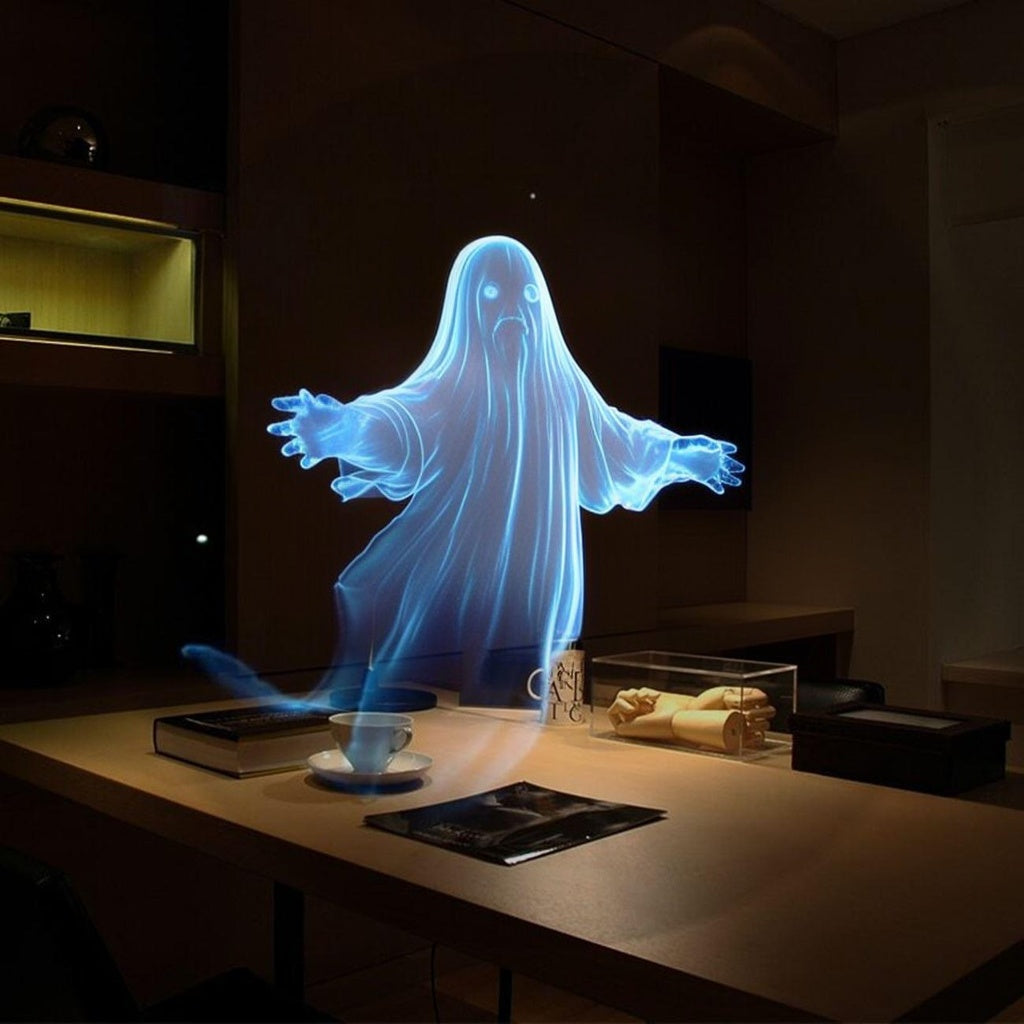 3D Hologram Fan Projector – Eye-Catching Display for Holidays & Parties