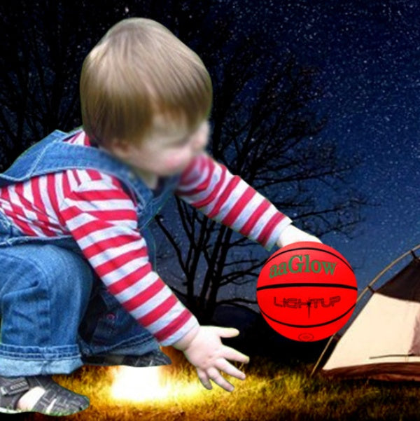 LED Glowing Basketball – Size 7 Light-Up Streetball for Night Play & Gifts