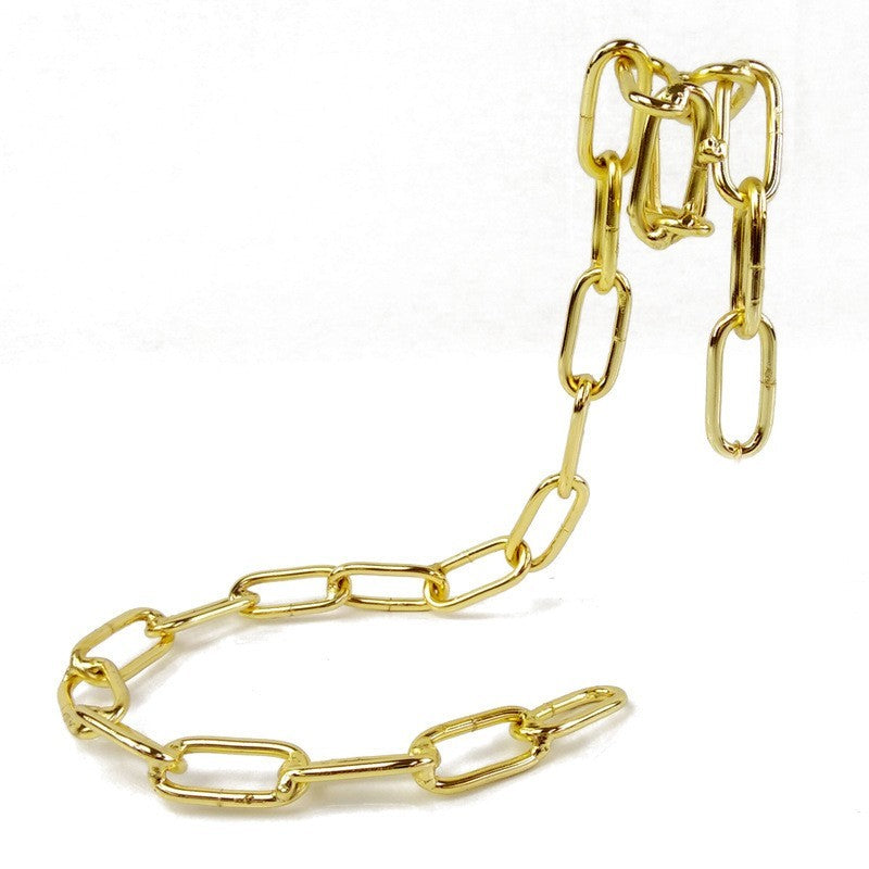Hanging Chain Wine Rack - Metal Wine Bottle Holder