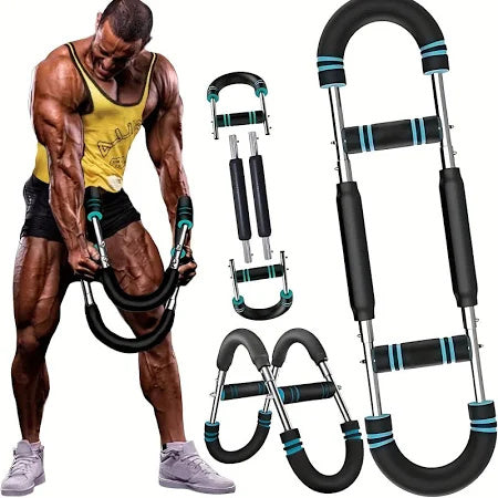 U-Shape Arm & Chest Trainer | Adjustable Forearm Exerciser | Home Gym
