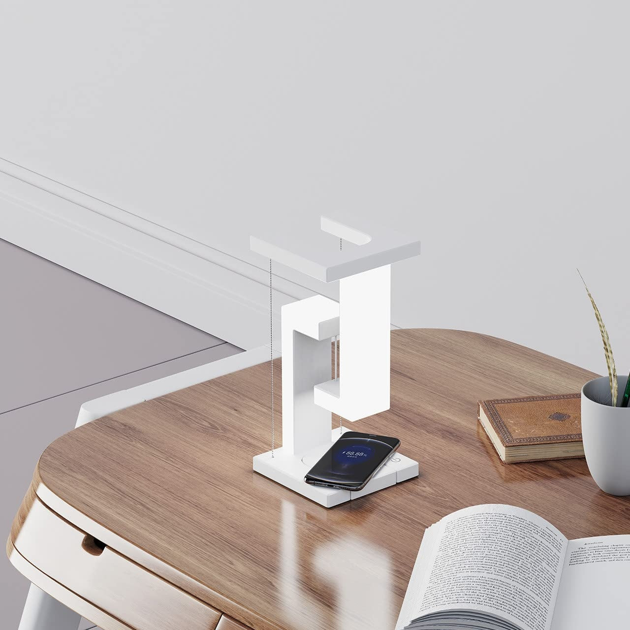 Creative Wireless Charging Floating LED Desk Lamp