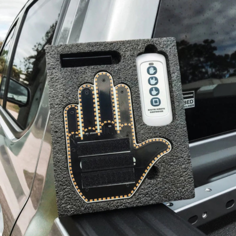 LED Road Rage Light - Remote Control Gesture Lamp