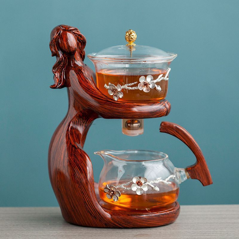 Glass Tea Set with Auto Infuser