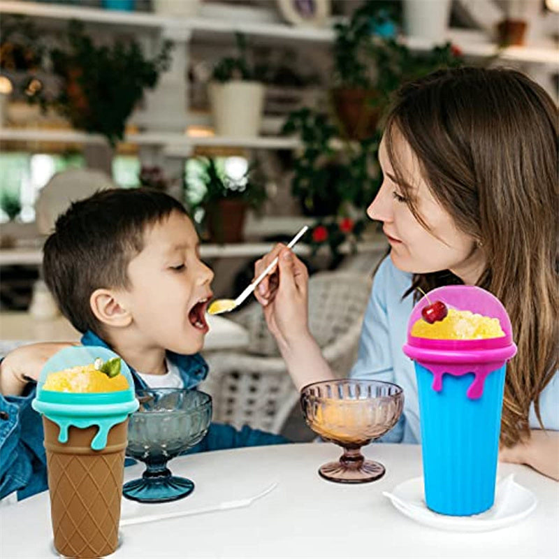 500ml Magic Slushy Cup – Quick-Freeze Smoothie & Ice Cream Maker