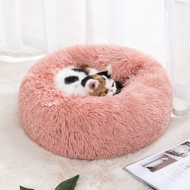 Cozy Cat Bed - Soft Round Pet Nest