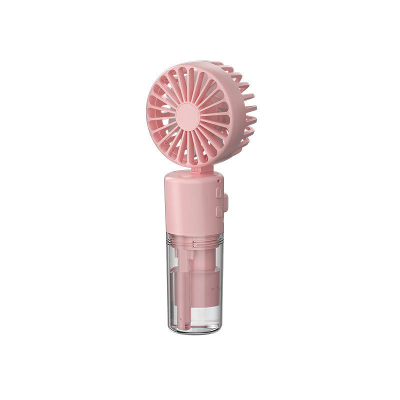 4-Speed Portable Mist Spray Fan – USB Rechargeable & Handheld