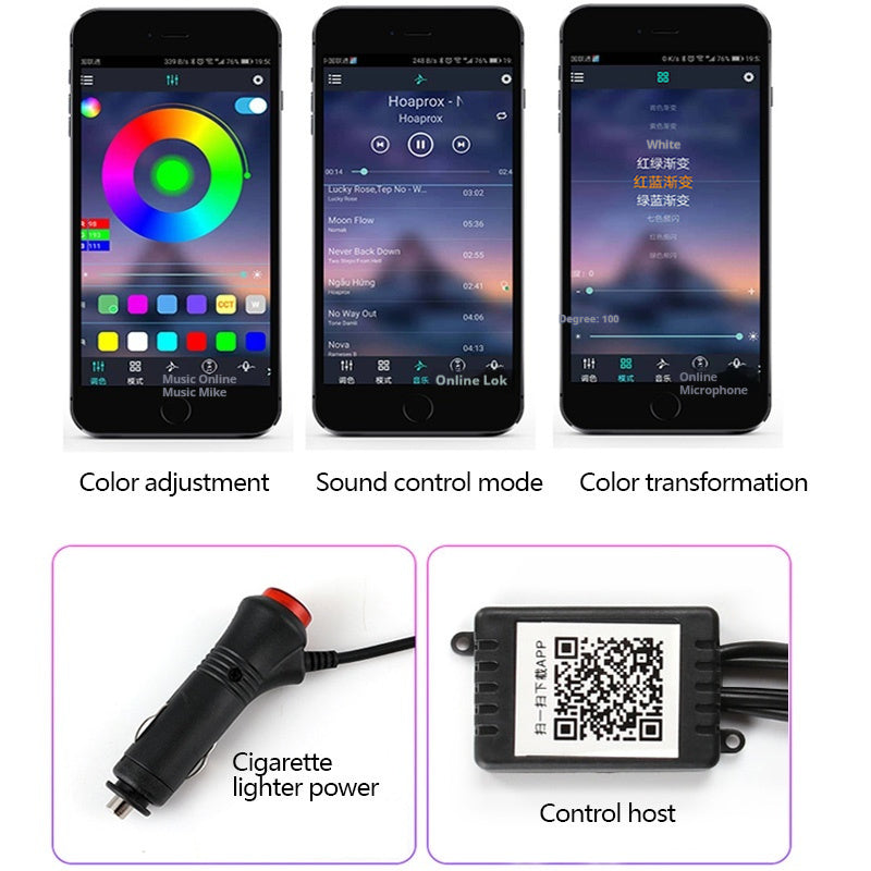 Smart Car LED Ambient Light Kit
