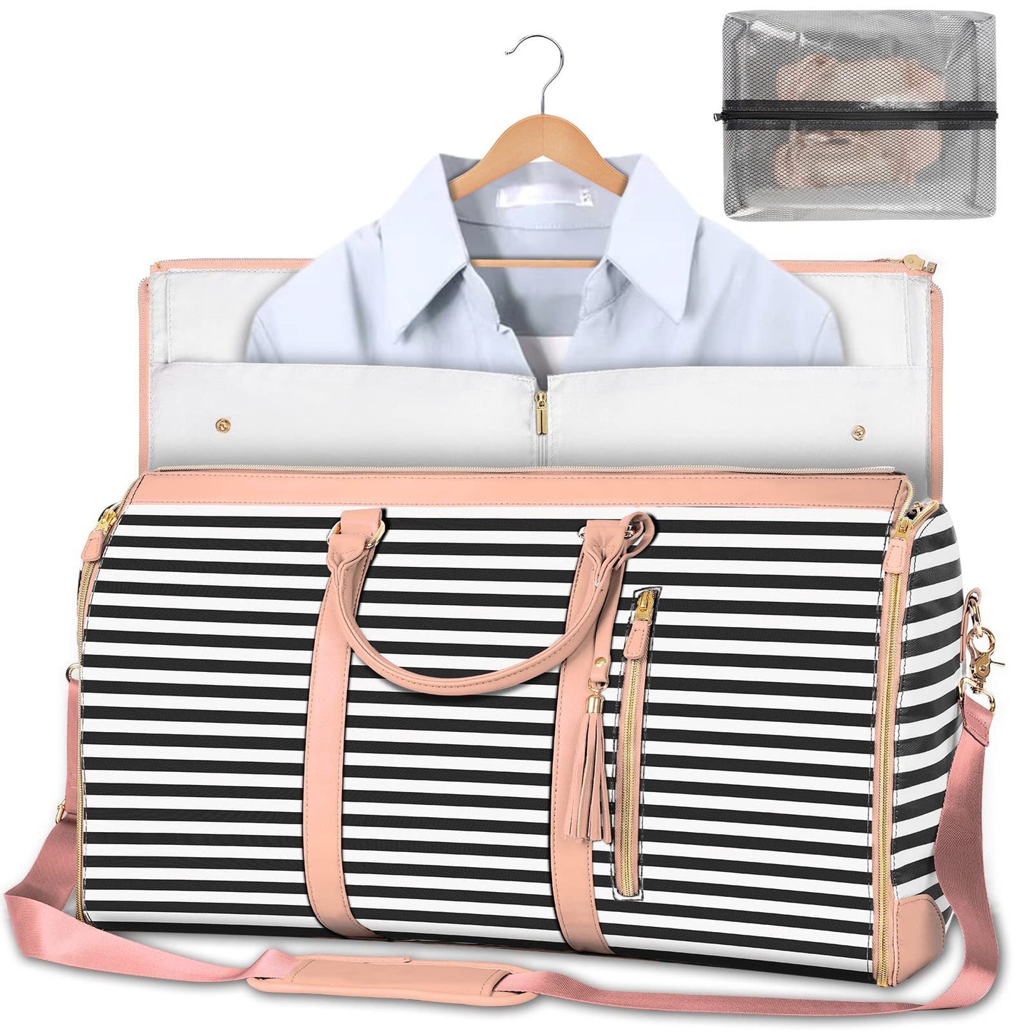 Women's Large-Capacity Travel Duffle Bag – Foldable, Waterproof & Multi-Functional