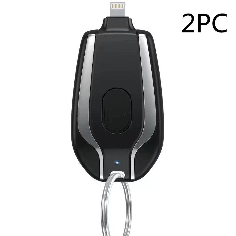 Pocket Power Bank - 1500mAh Wireless Keychain Charger