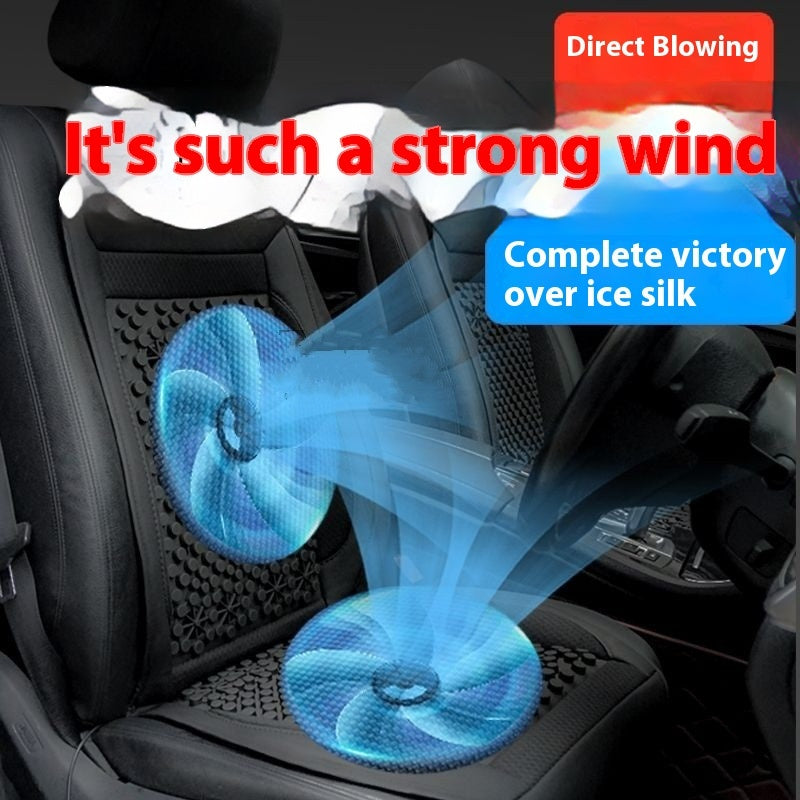 Summer Cooling Pad – Breathable Heat Dissipation Car Ventilation Cushion for Truck Backrest