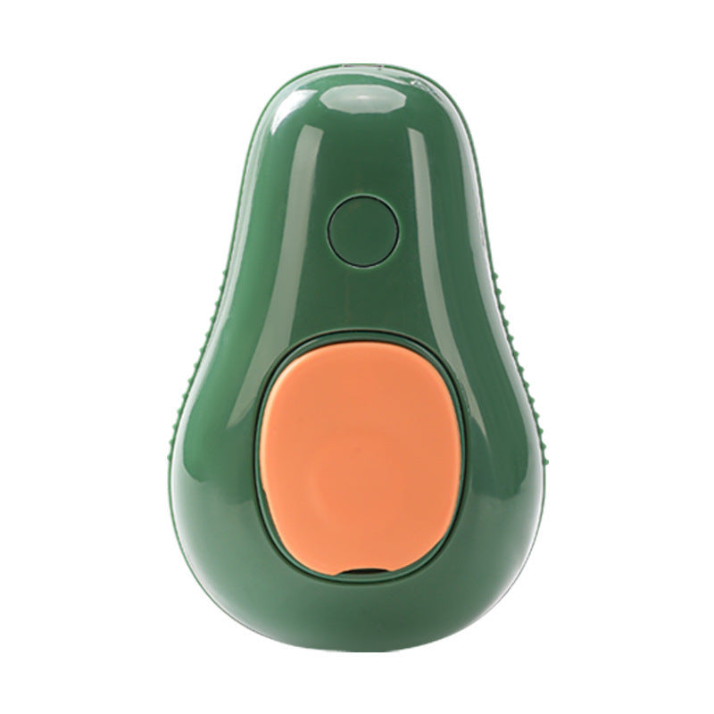 Electric Self-Cleaning Steamy Cat Brush – Avocado Shaped Pet Grooming Comb for Cats & Dogs
