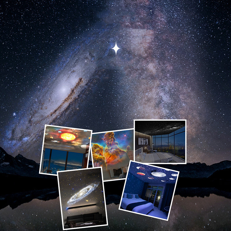 360° Rotating Galaxy Night Light Projector – Starry Sky & Planetarium Lamp