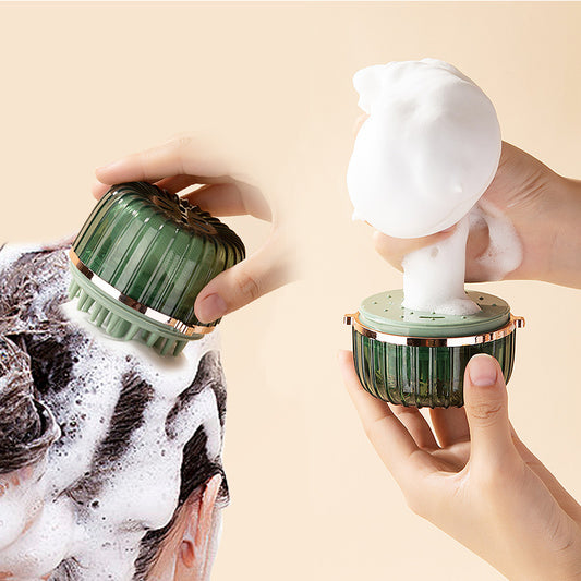 Silicone Scalp Massager & Shampoo Brush