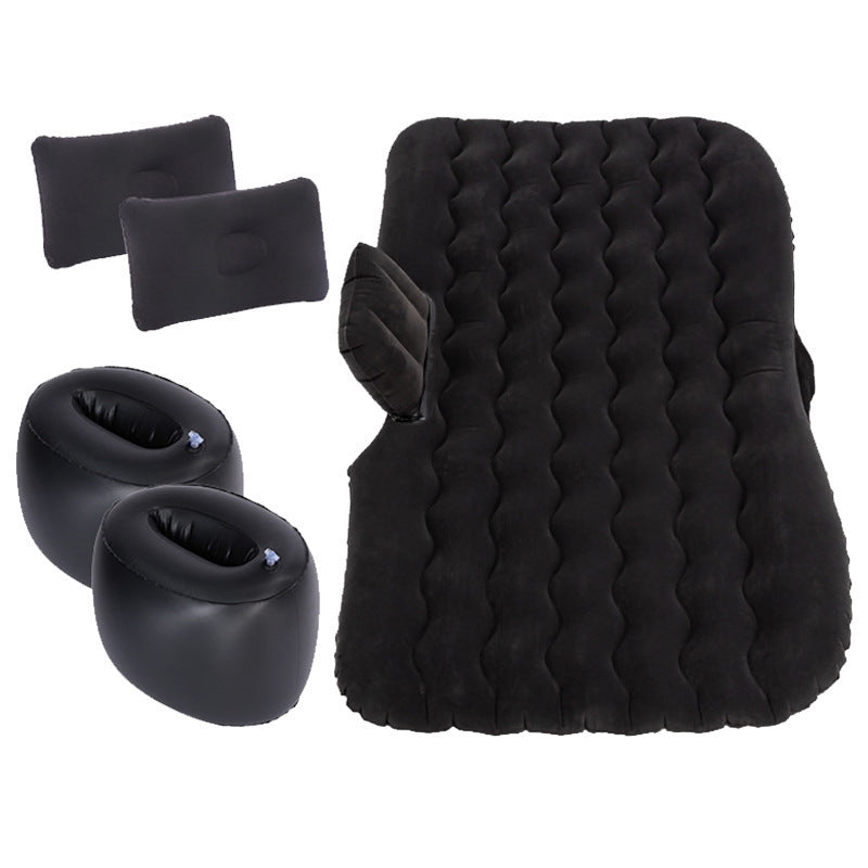 Inflatable Car Mattress – Comfortable Travel Air Bed with Pillows for Outdoor & Car Sleeping