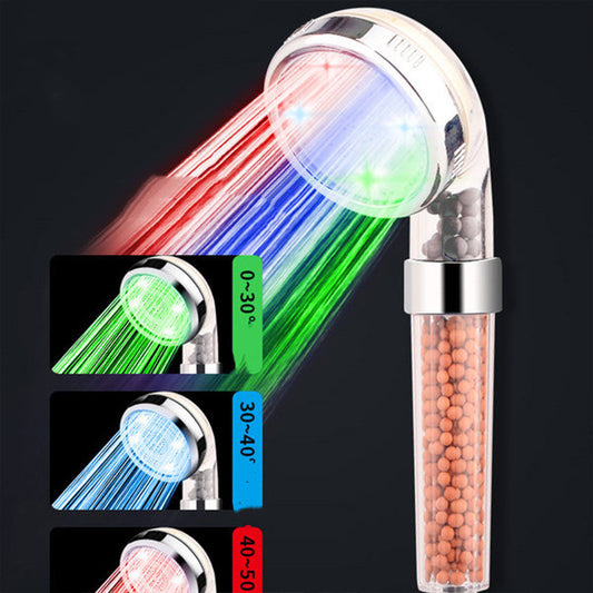 Smart LED Color-Changing Shower Head
