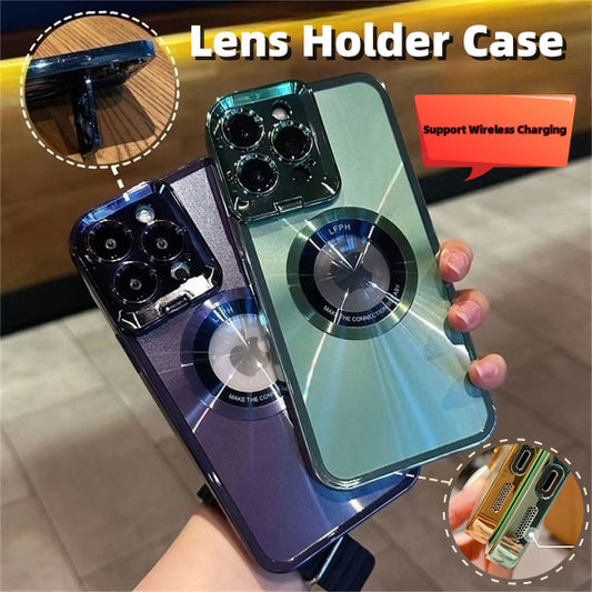 Luxury MagSafe Phone Case with CD Pattern