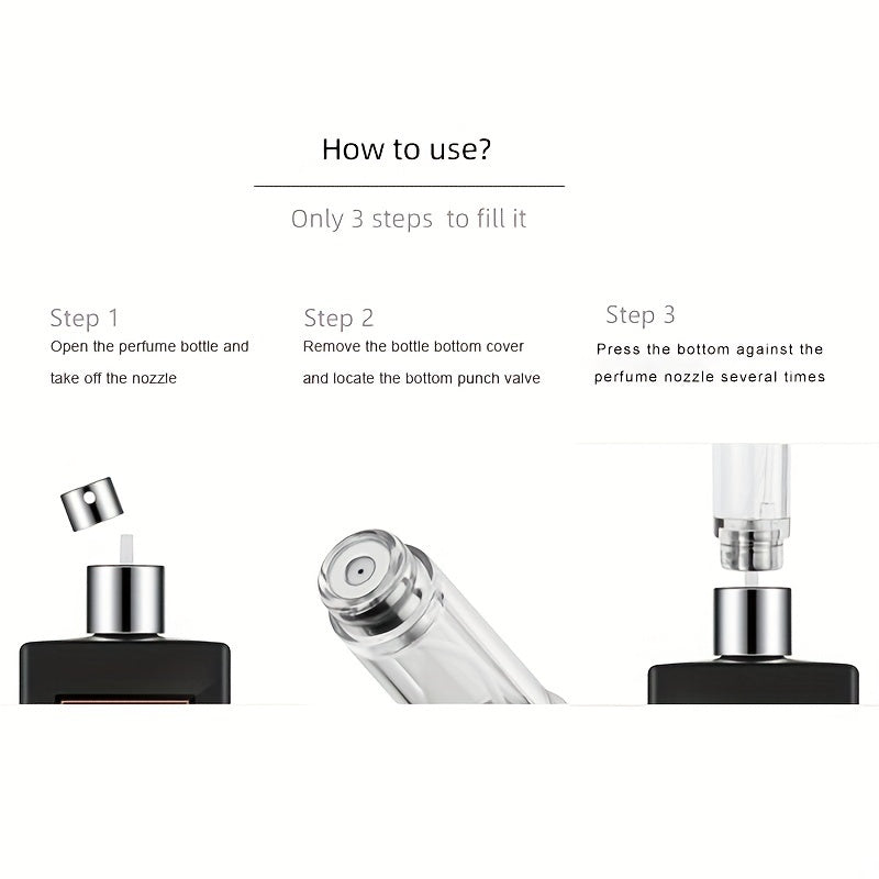 Mini Travel Perfume Spray Bottles - 2 Pack